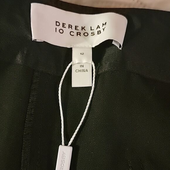 Derek Lam 10 Crosby Slim,Linen-Blend Culotte - Picture 12 of 13